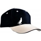 6 Panel Sandwich Cap mit Rabbi in weiss