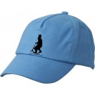 5 Panel Kids' Cap mit Rabbi in schwarz